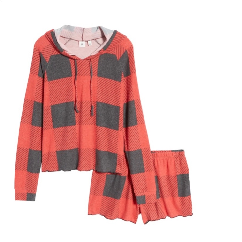 Super soft Nordstrom BP size medium buffalo check pj set - Picture 1 of 5